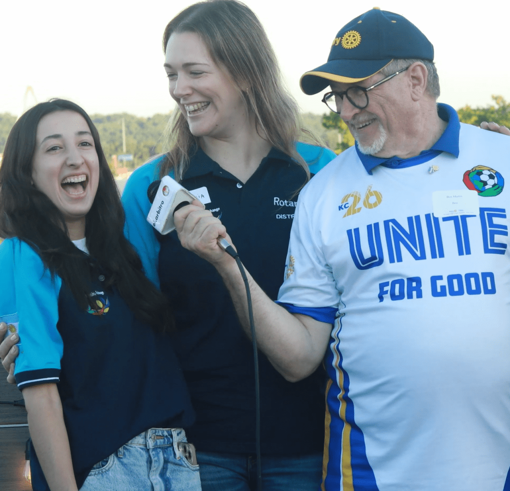 ¡Club Rotario local les da la bienvenida a&nbsp;argentinos!
